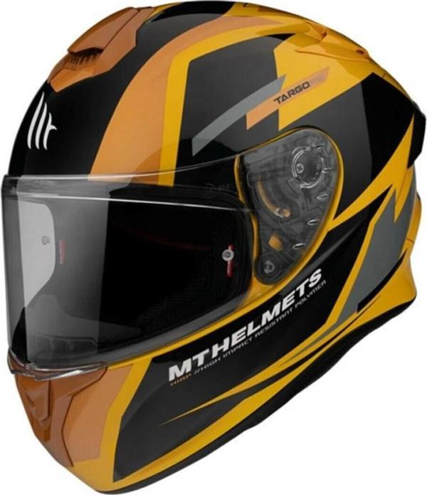 Mt Targo Prosound Kapalı Kask D3 V14 Flour Sarı X-small - Image 1