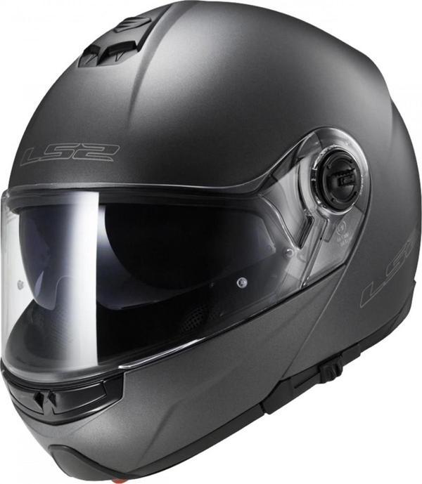 Ls2 Strobe Çene Açılır Kask Mat Tıtanıum X-SMALL - Image 1