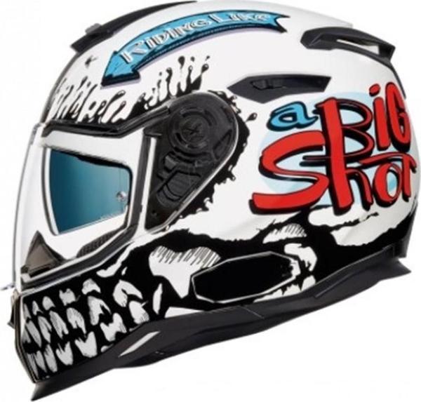 Nexx Sx.100 Bıg Shot Kapalı Kask Beyaz SMALL - Image 1