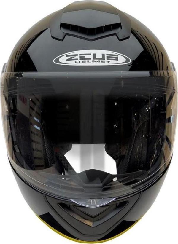 Zeus Zs-3050 Be6 Çene Açılır Kask Siyah-sarı MEDIUM - Image 1