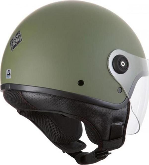 Tucano Urbano El Jettın Yarım Kask Mat Haki Yeşil MEDIUM - Image 1