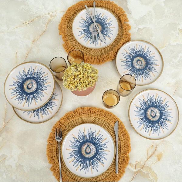 Hydra Nordic Pasta Tabağı 22 Cm 6 Adet 21352 - Image 1