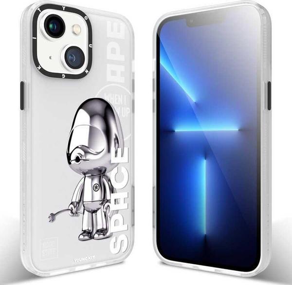 YoungKit Apple iPhone 13 Kılıf Baskılı Desenli Klasik Serisi Kapak - Image 1