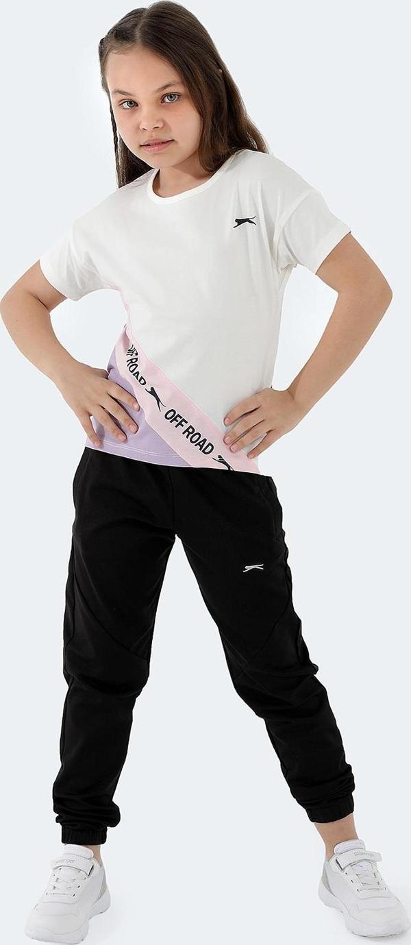 Slazenger PINA Kız Çocuk Tişört Beyaz - Image 1