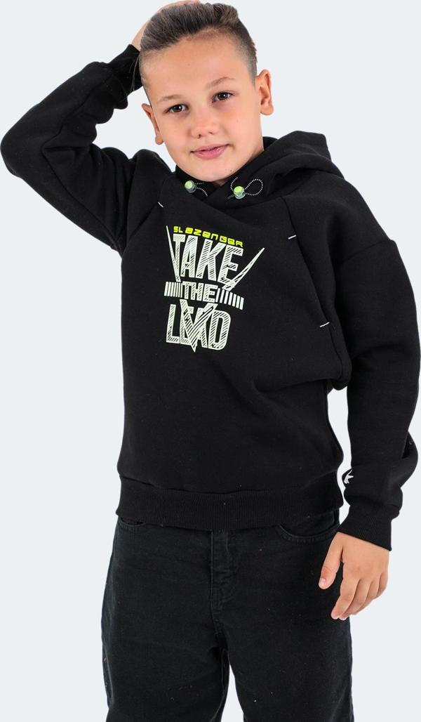 Slazenger DO IN Unisex Çocuk Sweatshirt Siyah - Image 1