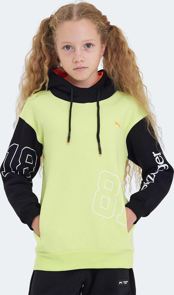 Slazenger DJURO Unisex Çocuk Sweatshirt Sarı - Image 1