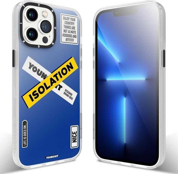 YoungKit Apple iPhone 13 Pro Kılıf Baskılı Desenli Holiday Serisi Kapak - Image 1