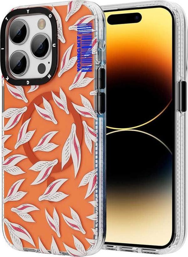 YoungKit Apple iPhone 14 Pro Kılıf Magsafe Şarj Özellikli Play Rabbit Serisi Kapak - Image 1