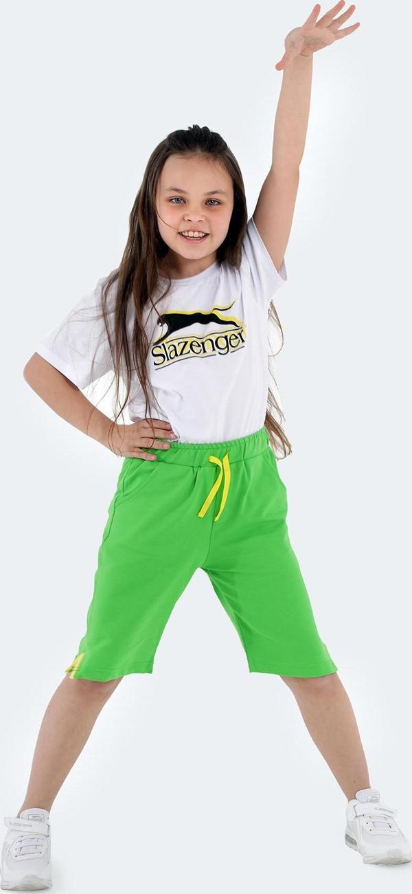 Slazenger PATTON Erkek Çocuk Şort Yeşil - Image 1