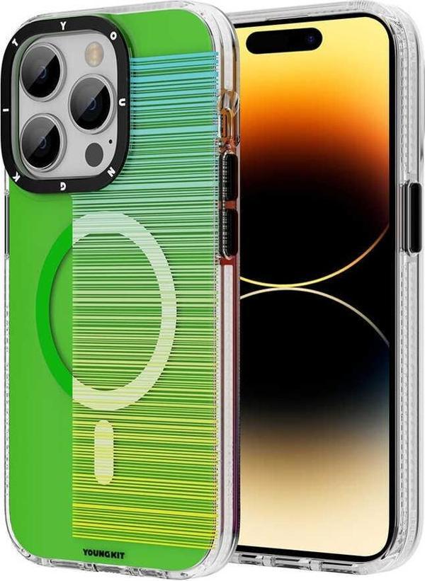 YoungKit Apple iPhone 14 Pro Kılıf Magsafe Şarj Özellikli Pure Serisi Kapak - Image 1