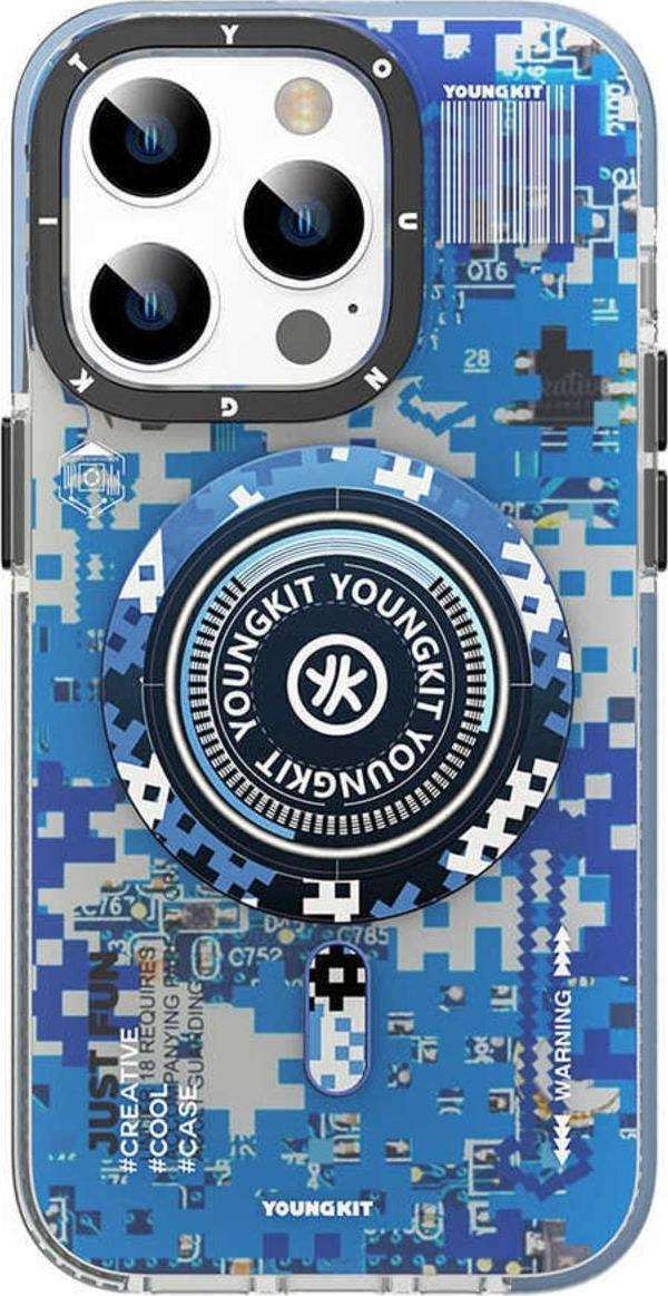 Youngkit Apple Iphone 14 Pro Max Kılıf Magsafe Şarj Özellikli Kamuflaj Serisi Kapak - Image 1