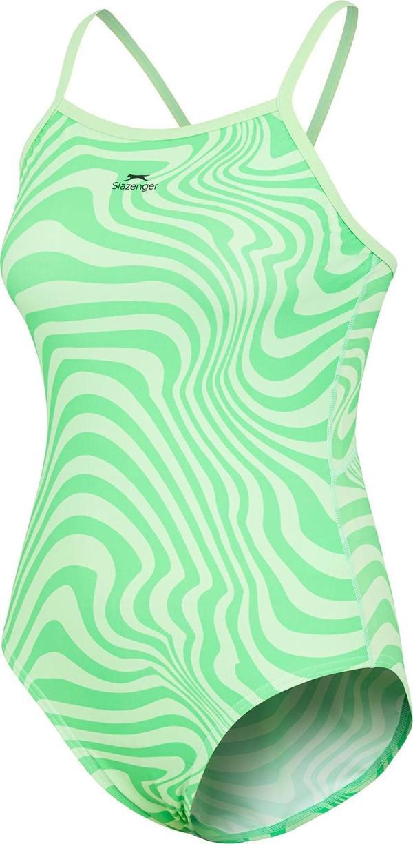 Slazenger Thinstrap Ld43 Kadın Mayo Yeşil - Image 1