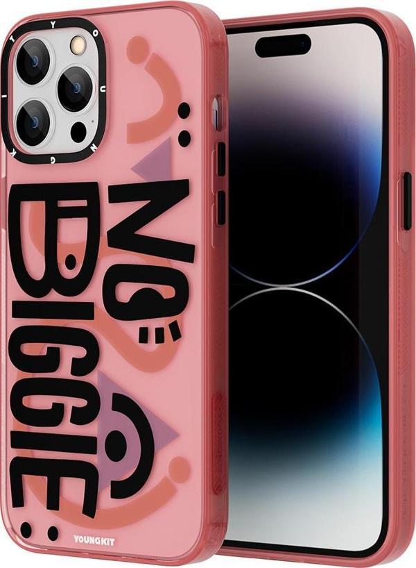 YoungKit iPhone 14 Pro Uyumlu Kılıf Mutlu Mod Figürlü Happy Mood Serisi Kapak - Image 1