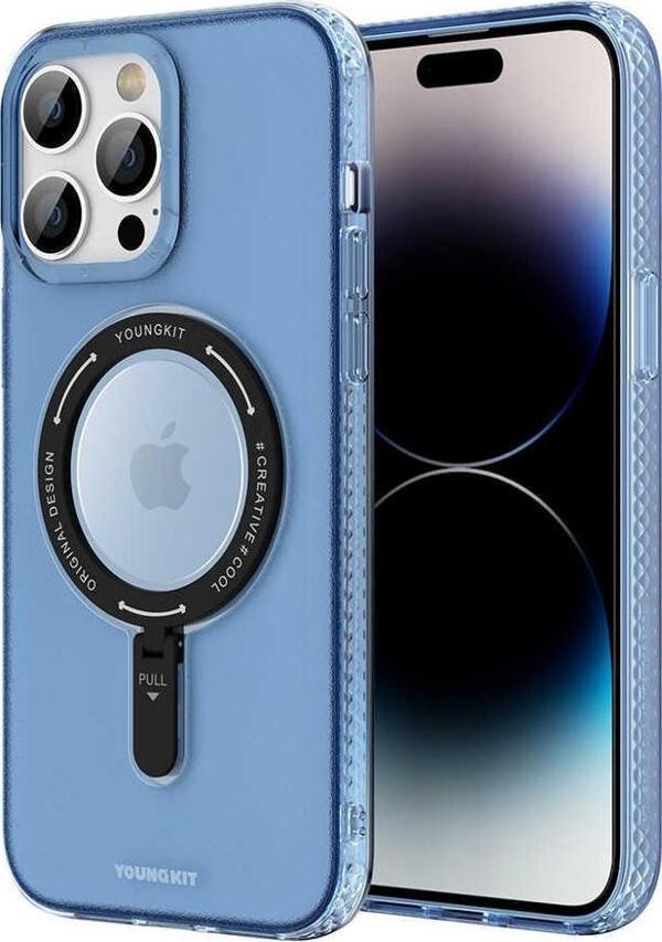 YoungKit Apple iPhone 14 Pro Max Kılıf Magsafe Şarj Özellikli Rock Serisi Kapak - Image 1