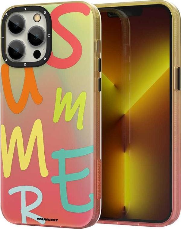 YoungKit iPhone 12 Pro Max Uyumlu Kılıf Summer Serisi Kapak - Image 1