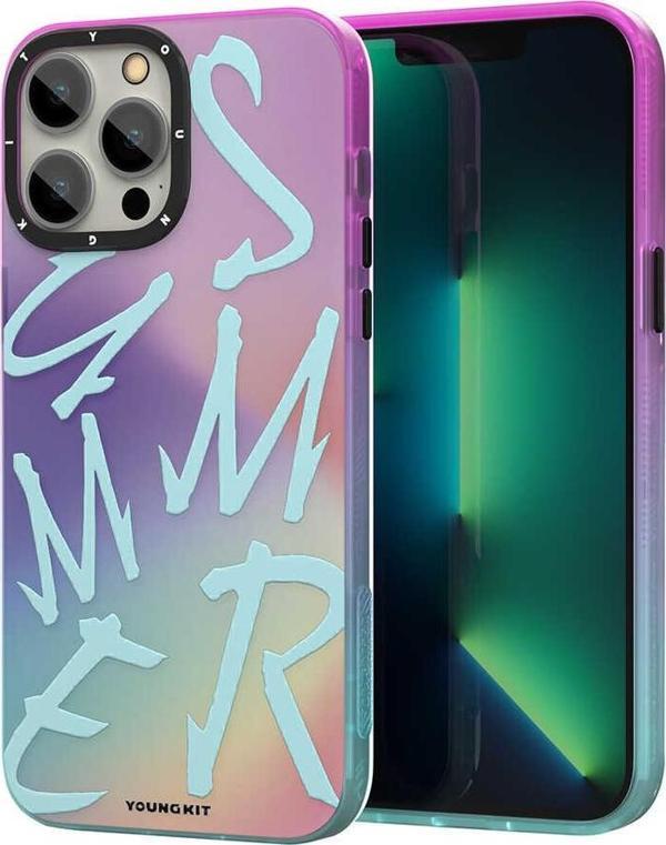 YoungKit iPhone 12 Pro Max Uyumlu Kılıf Summer Serisi Kapak - Image 1