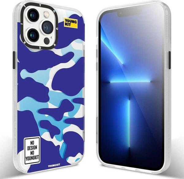 YoungKit Apple iPhone 13 Pro Max Kılıf Baskılı Desenli Kamuflaj Serisi Kapak - Image 1
