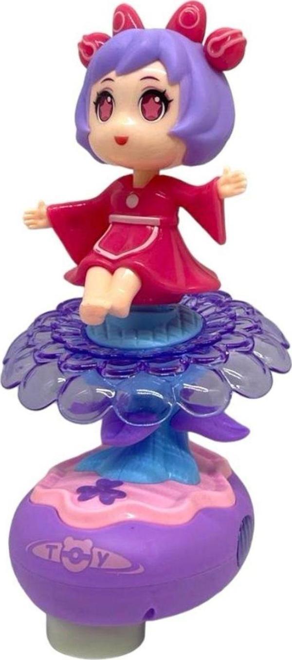 Rotate Girl Pilli Müzikli Işıklı Dans Eden Bebek 22Cm - Image 1