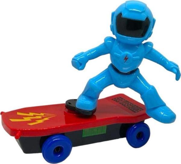 Pilli Sesli Işıklı Çarp Dön Spaceman KayKaycı - Image 1