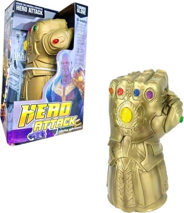Avengers Thanos'un Oyuncak Işıklı Sesli Eldiveni - Image 1