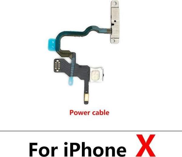 Tkgz İphone X On Off Power Flash Üst Mikrofon Filmi Flex - Image 1