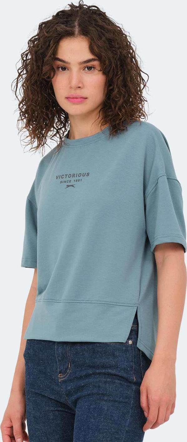 Slazenger VILLAGE Kadın Tişört Su Yeşili - Image 1