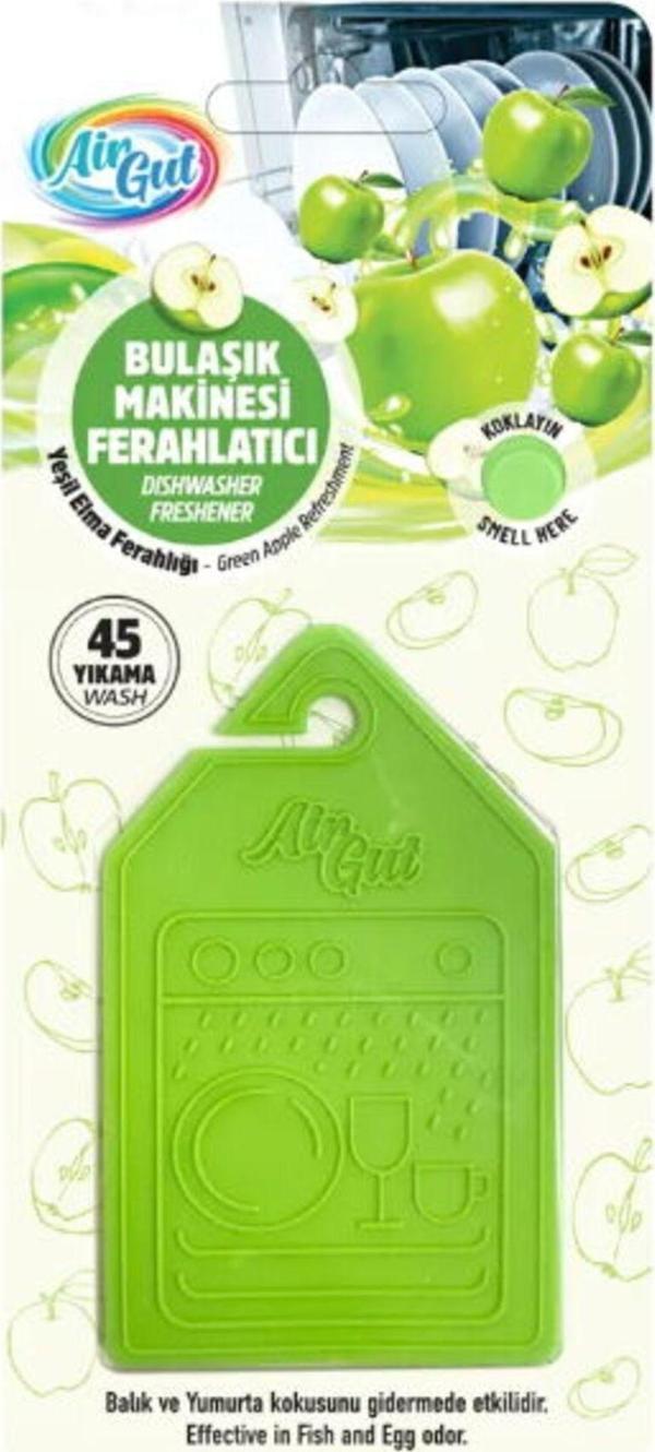 AirGut Bulaşık Makinesi Koku Giderici Yeşil Elma Kokusu X1 - Image 1