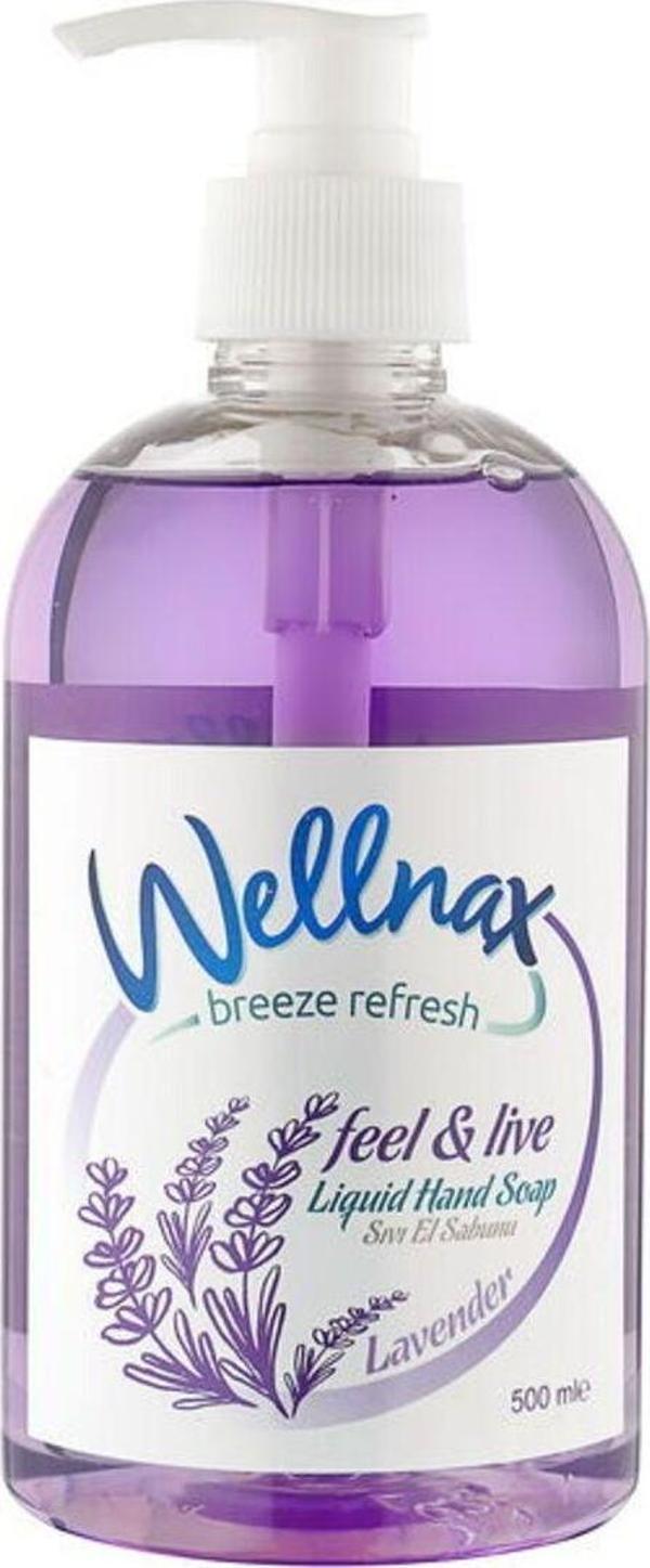 Wellnax Breeze Refresh Lavanta Kokulu Sıvı Sabun 500Ml X1 - Image 1