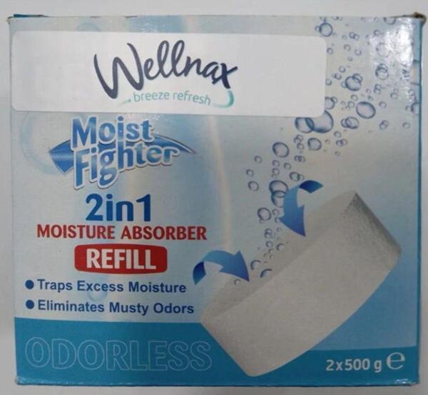Wellnax Breeze Refresh Nem Alıcı Ve Rutubet Giderici Yedek Tablet 500 Gr 2'Li Paket X1 - Image 1