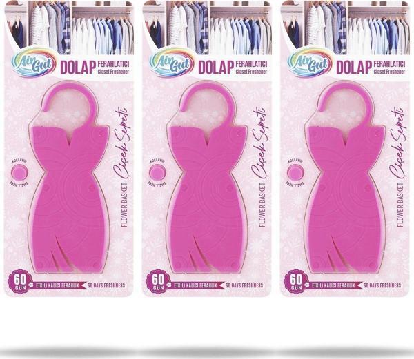 AirGut Elbise Desenli Dolap Ferahlatıcı Çiçek Sepeti Kokusu X3 - Image 1