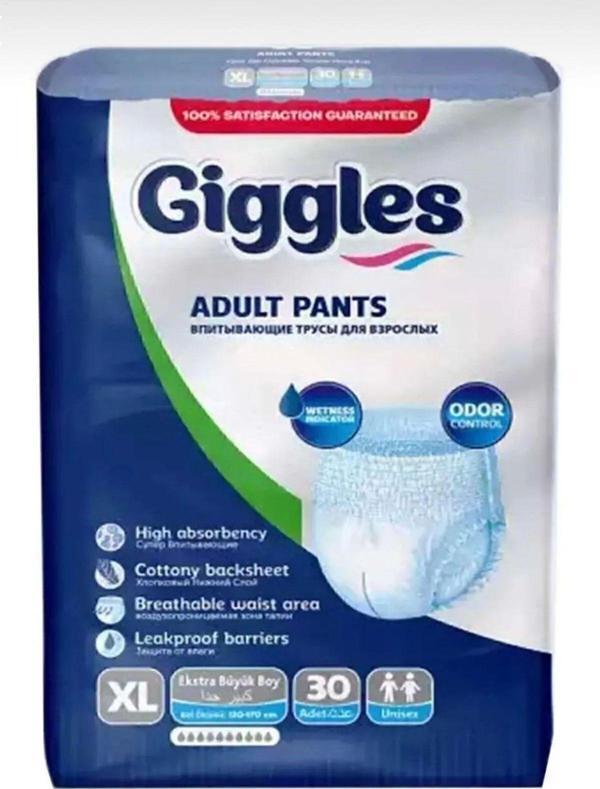 giggles Emici Külot Extra Large (Xl) Hasta Bezi | 30 Adet - Image 1