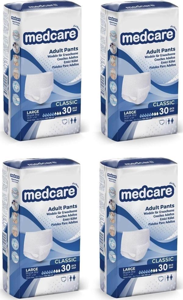MEDCARE Emici Külot Large ( Büyük Boy ) 120 Adet - Image 1