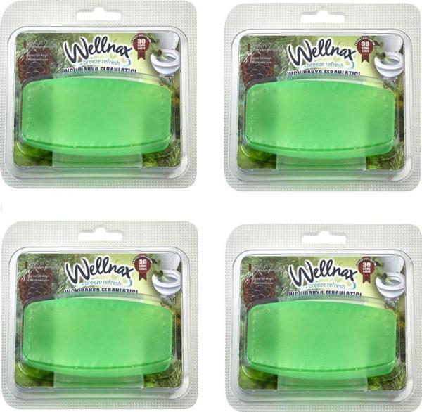 Wellnax Breeze Refresh Wc Banyo Ferahlatıcı Blok Çam Ormanları Kokusu X4 - Image 1