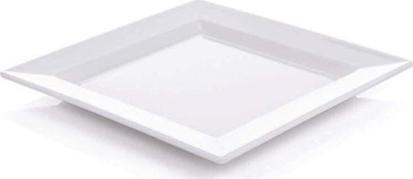 GMB Termoset Kırılmaz 21 Cm Quadro Servis Tabağı - Image 1