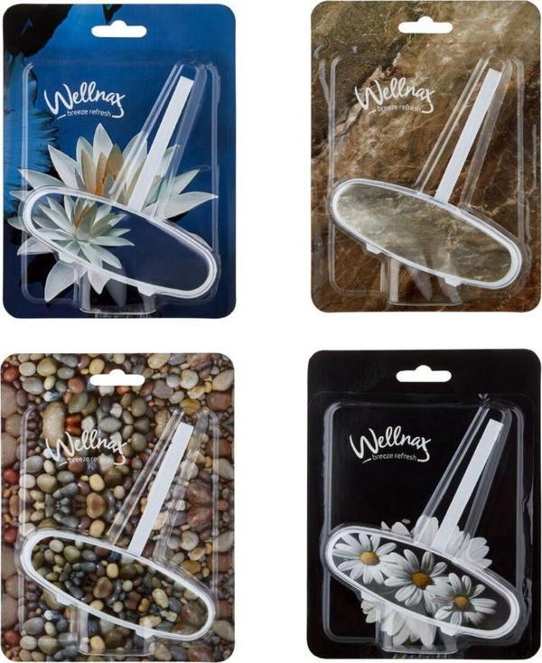 Wellnax Breeze Refresh Wc Klozet Desenli Blok (Papatya, Zambak, Taş Ve Mermer) Karışık Seri - Image 1