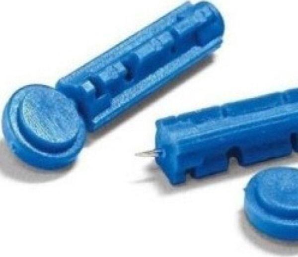Yerli Şeker Ölçüm Plastik Lanset Parmak Delme İğnesi 100 Adet - Image 1