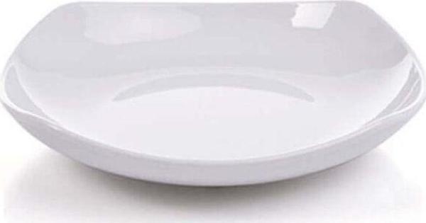 GMB Termoset Kırılmaz Square Çukur Tabak 21 Cm 30 Adet - Image 1