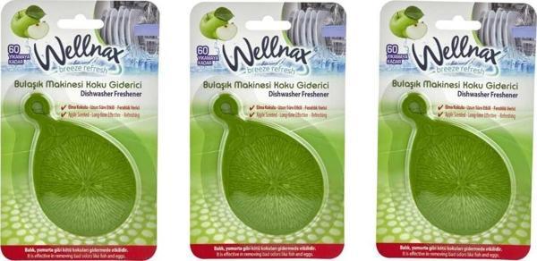 Wellnax Breeze Refresh Bulaşık Makinesı Koku Giderici Elma Ferahlığı Kokulu X3 - Image 1