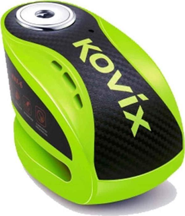 Kovix KNX6-FG Alarmlı Disk Kilit Yeşil - Image 1