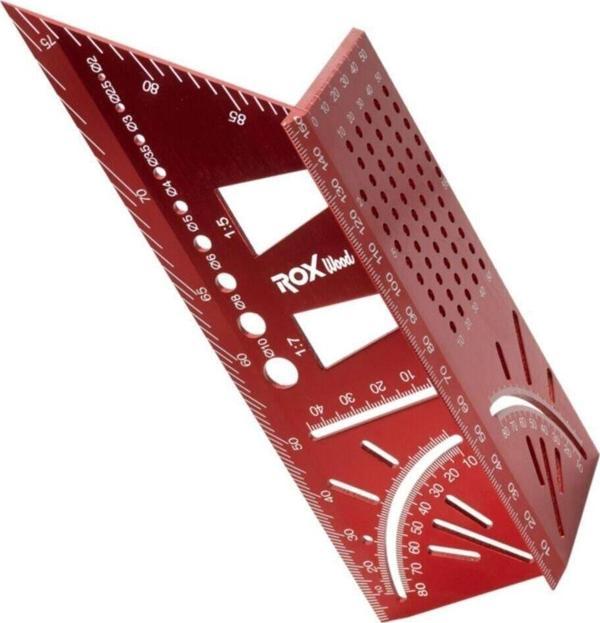 Rox Wood 0092 Alüminyum 3D Açılı Gönye Işaretleme 150 Mm - Image 1