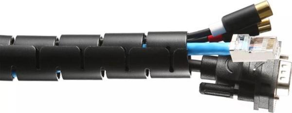 Cetex Ø25 Kablo Koruyucu Ve Düzenleyici Spiral (20Mt) (Siyah)  - Image 1