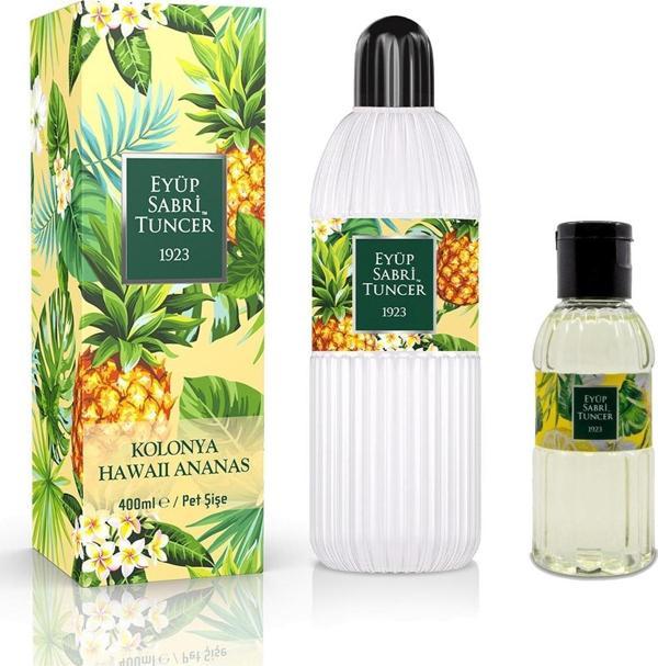 Eyüp Sabri Tuncer Hawaii Ananas Kolonya 400 ml ve Klasik Limon 50 ml - Image 1