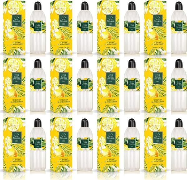 Eyüp Sabri Tuncer Klasik Limon Kolonyası 80 Derece Pet 400ML x 12 - Image 1