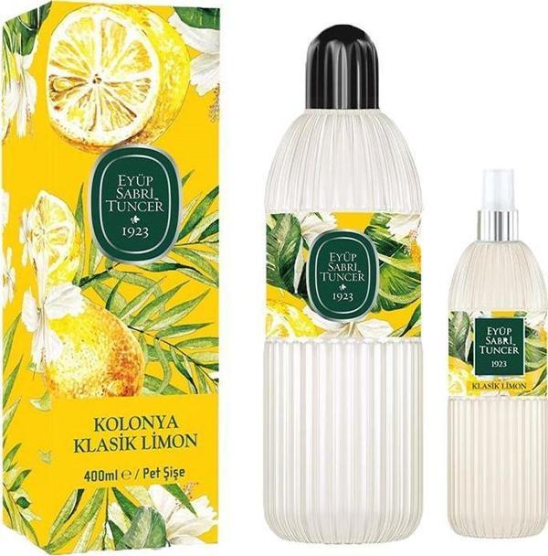 Eyüp Sabri Tuncer Klasik Limon Kolonyası 80 Derece Pet Şişe 400 ml ve 150 ml - Image 1