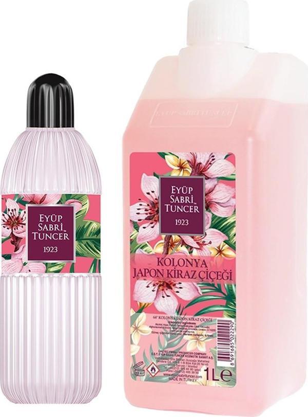 Eyüp Sabri Tuncer Japon Kiraz Çiçeği Kolonyası 400 ML ve 1 Litre - Image 1