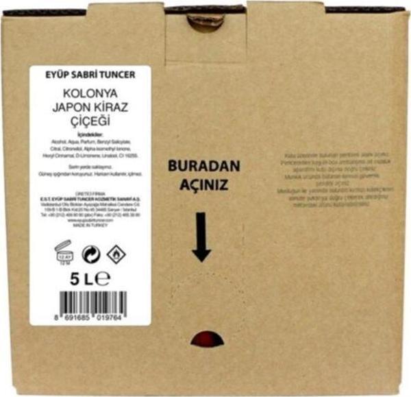 Eyüp Sabri Tuncer Japon Kiraz Çiçeği Kolonyası 5 lt - Bag In A Box - Image 1