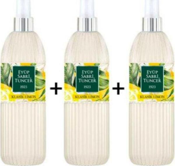 Eyüp Sabri Tuncer Klasik Limon 150 ml Sprey Kolonya x 3 Adet - Image 1