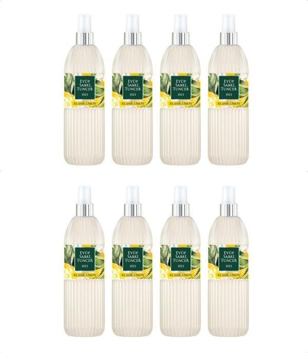 Eyüp Sabri Tuncer Klasik Limon 150 ml Sprey Kolonya x 8 - Image 1