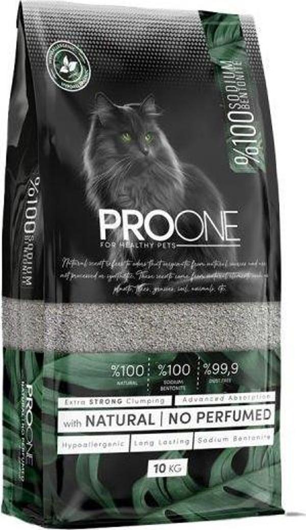 Pro One Hypoallergenic Kokusuz İnce Taneli Sodyum Bentonit Kedi Kumu 10 Kg - Image 1