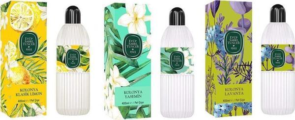 Eyüp Sabri Tuncer Kolonya Klasik Limon, Yasemin ve Lavanta Pet Şişe 400 ml - Image 1